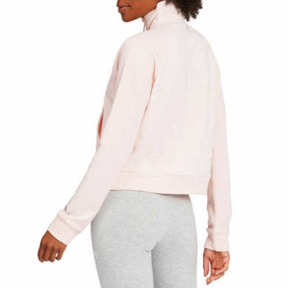 PUMA Women Sweatshirt Half Zip Active Pullover Long Sleeve  Rosewater - Picture 2 of 7
